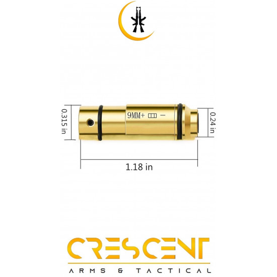 9MMP LASER TRAINING BULLET