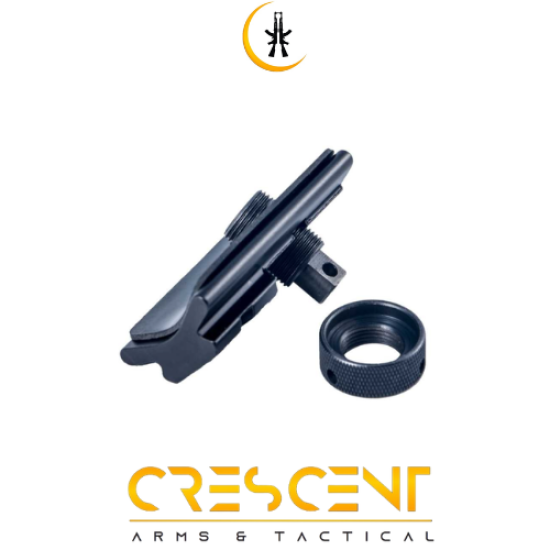 BIPOD SWIVEL STUD PICATINNY RAIL ADAPTER 2 SLOT