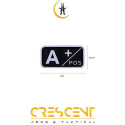 BLOOD TYPE VELCRO PATCHES
