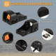 GLOCK MOS MULTI-RETICLE RED DOT SIGHT - LOWER 1/3 CO-WITNESS