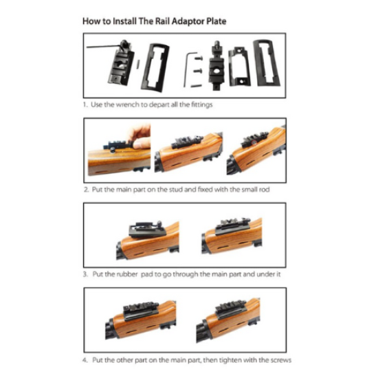SWIVEL STUD PICATINNY RAIL ADAPTER