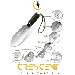LIGHTWEIGHT STAINLESS STEEL CAMPING SHOVEL
