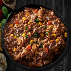 PASTA WITH PEPPERSTEAK (300G)