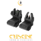 ARMOR STYLE POLYMER FIBER OPTIC FLIP UP SIGHTS