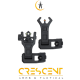 45 DEGREE FIBER OPTIC FLIP UP SIGHTS