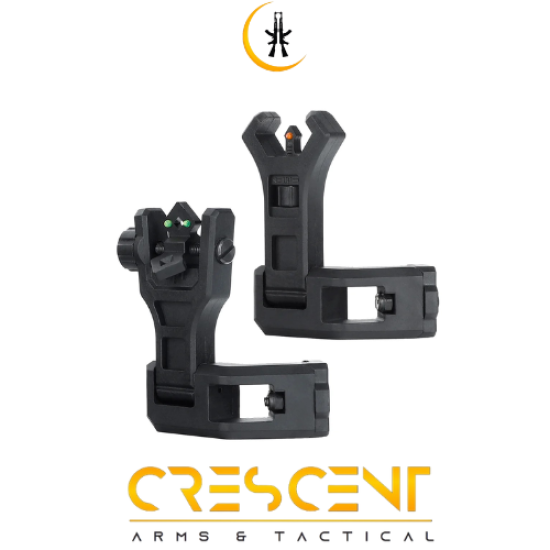 45 DEGREE FIBER OPTIC FLIP UP SIGHTS