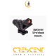 PRIMARY ARMS SLX 3X MICROPRISM SCOPE - RED / GREEN ILLUMINATED ACSS RAPTOR 7.62X39 / .300 YARD RETICLE