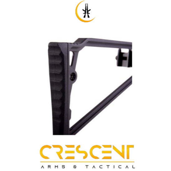 TRIANGLE RISE STOCK W/ BUTTPAD AND 1913 FOLDING MECH FOR 20MM RAIL - BLACK
