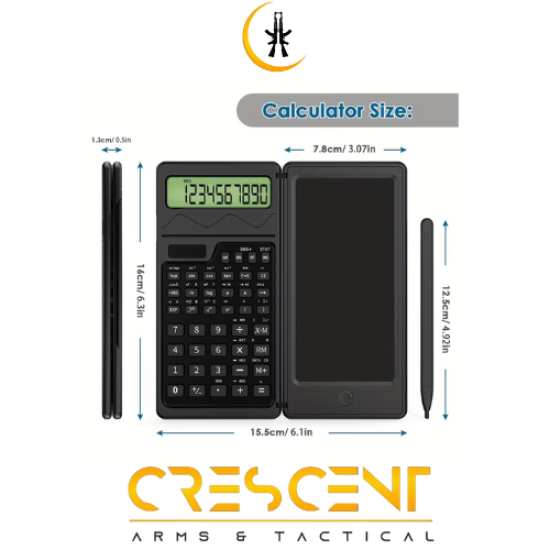 6'' FOLDABLE SOLAR CALCULATOR